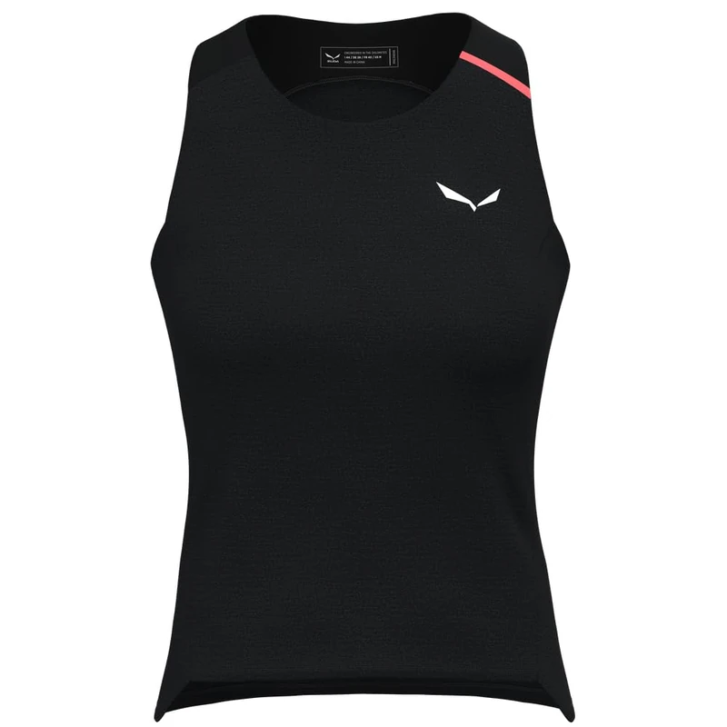 Salewa Vento Merino Tanktop Women, Black, L