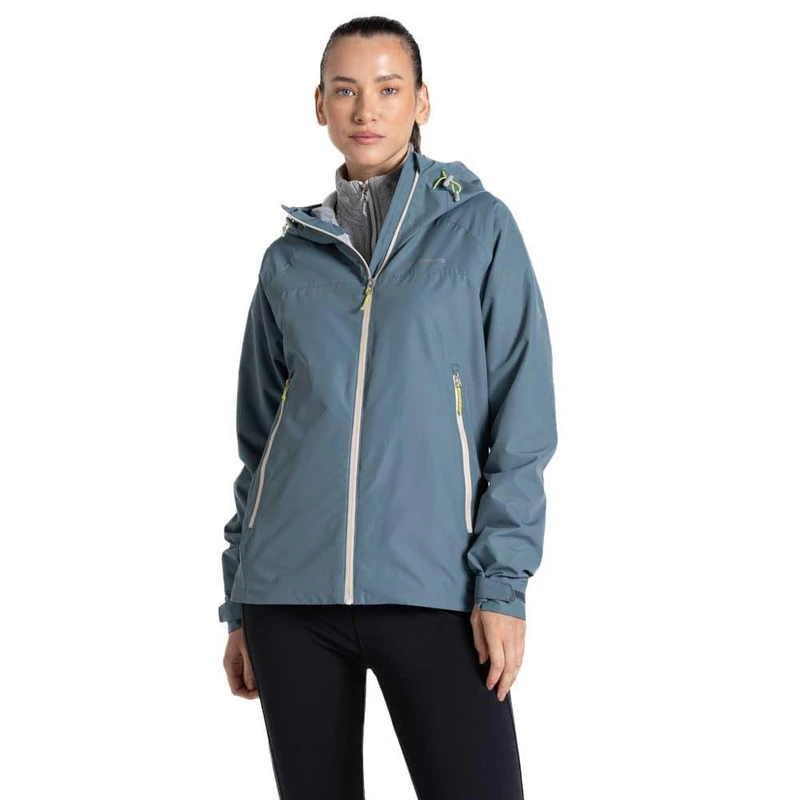 Craghoppers Vanth Waterproof Shell Jacket - Storm Grey - 14 EU