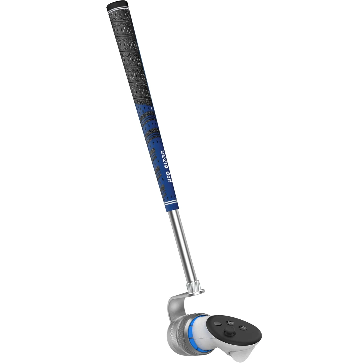 YEZRO Golf Club Attachment for Meta Quest 3 - Aluminum VR Golf Club Handle Accessory with Real Grip, 90 Degree Design for Right Handed Users