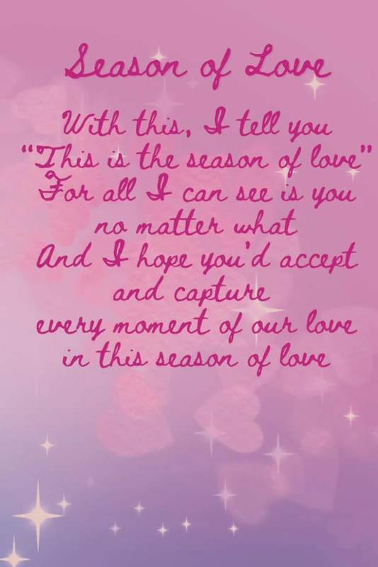 Season of Love: A Valentine's Day Journal/Diary/Notebook