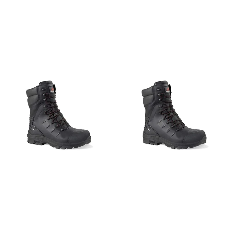 Rock Fall Men's Rf540 Monzonite Safety Boot, Black, 9 UK (Pack of 2)