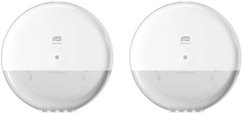 Tork SmartOne Toilet Roll Dispenser White T8, High Capacity, Elevation Range, 680000 (Pack of 2)