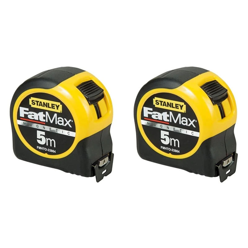 STANLEY FATMAX Tape Measure Blade Armor 5 M Metric Shock Resistant FMHT0-33864 (Pack of 2) - Image 1