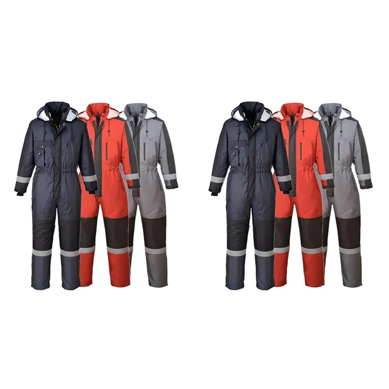 Portwest Winter Coverall, Size: M, Colour: Navy, S585NARM (Pack of 2)