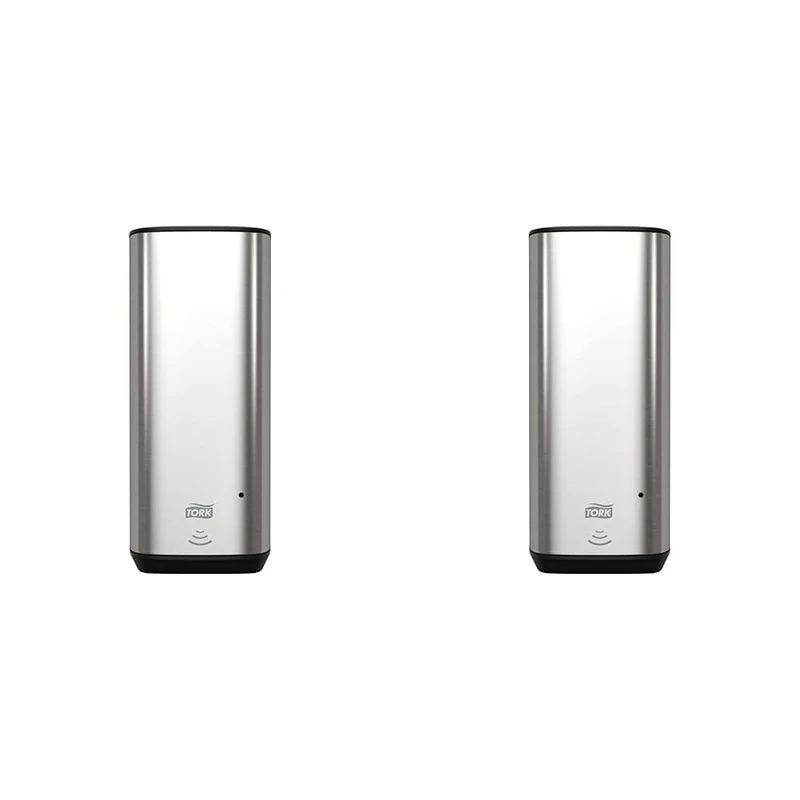 Tork Intuition Sensor Skincare Dispenser Stainless Steel S4, For Soap and Hand Sanitiser, Image Range, 460009 (Pack of 2)