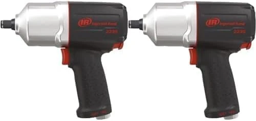 Ingersoll-Rand Air Impact Wrench 2235QXPA, Pneumatic Impact Wrench 1220Nm Torque Powerful Impact Wrench 1/2 Inch 1 Piece, 1/2", High (Pack of 2)