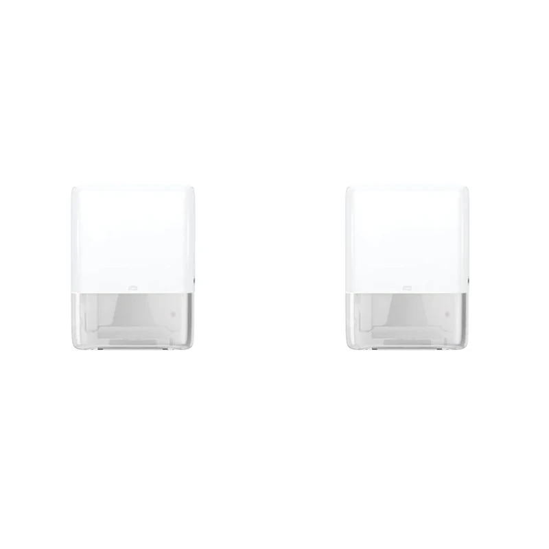 Tork PeakServe® Mini Continuous™ Paper Hand Towel Dispenser White H5 High Capacity Elevation 552550 (Pack of 2)