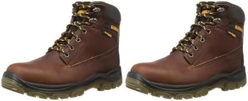 DeWALT Men's Titanium S3 Safety Boots Tan UK 10 EUR 44, Titanium Tan, UK (Pack of 2)