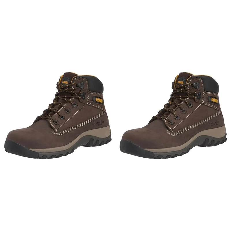 DeWalt Men's Hammer Non Metallic Nubuck Boots Brown UK 10 EUR 44, Brown, UK (Pack of 2)