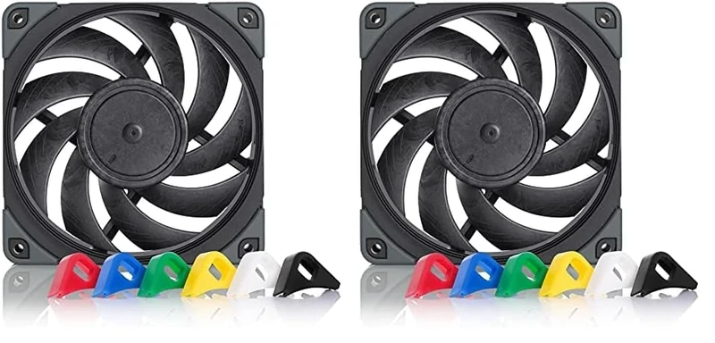 Noctua NF-A12x25 PWM chromax.black.swap, Premium Quiet Fan, 4-Pin (120mm, Black) (Pack of 2)