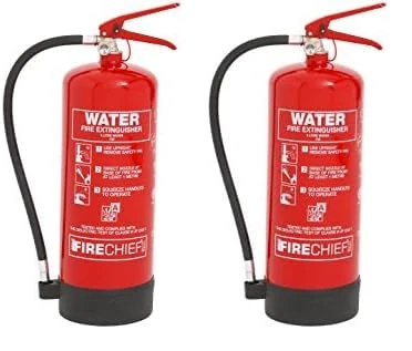 Firechief FXW6 Water Extinguisher, XTR, 6 L, Red (Pack of 2)