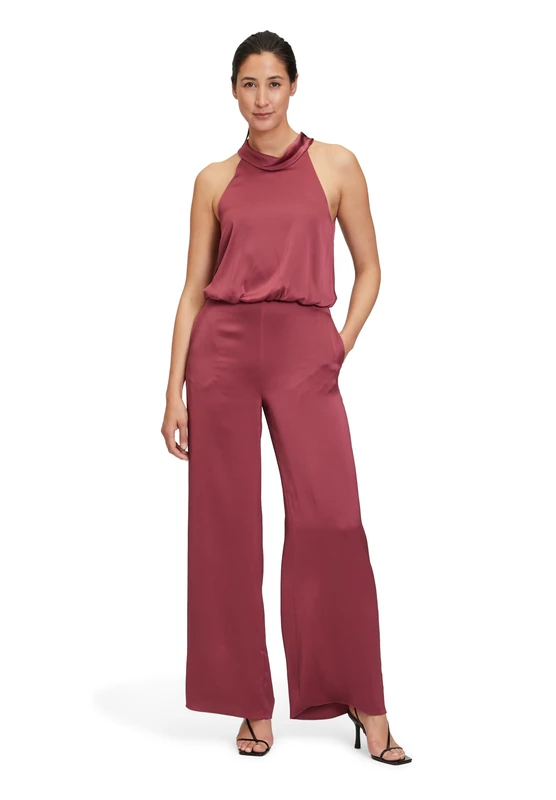 Vera Mont Women's Jumpsuit, Velvet Red, 42