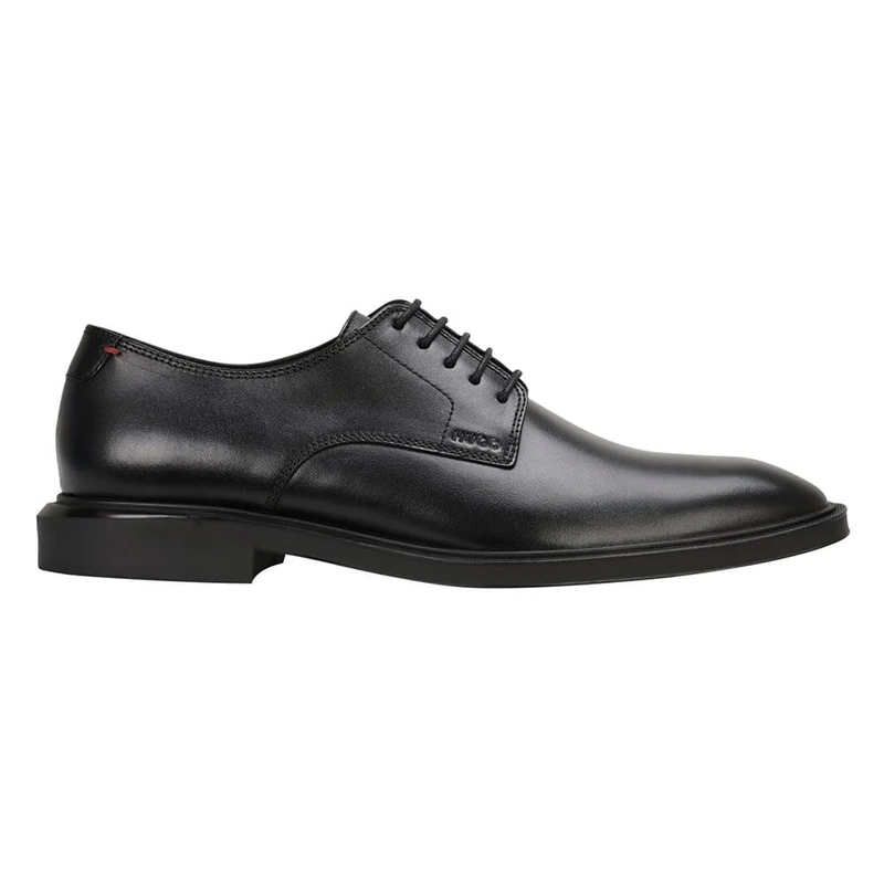 HUGO Men's Gryff_Derb_lt Derby, Black, 7 UK