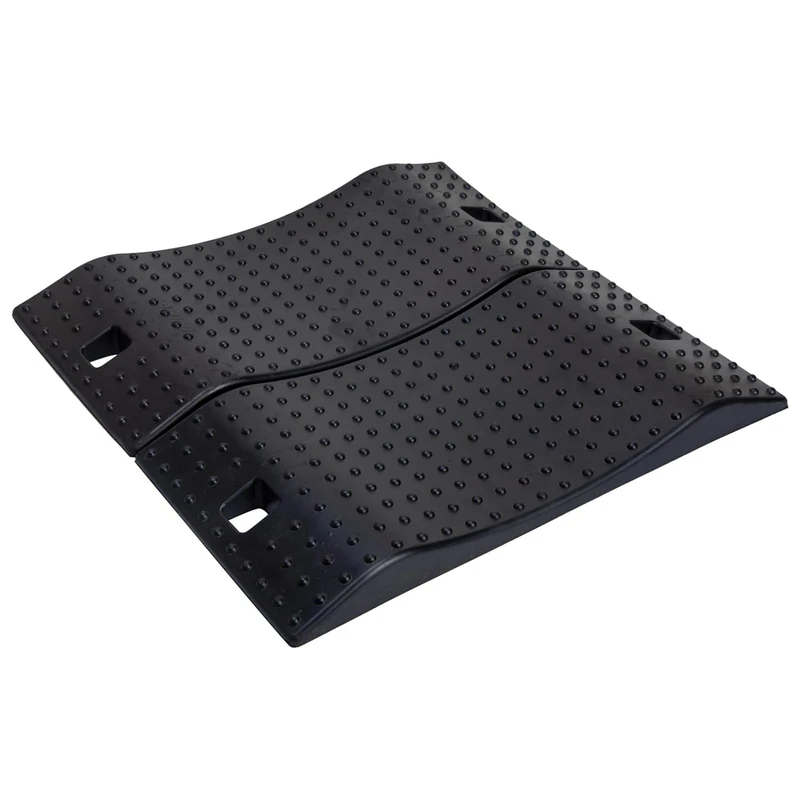 GarfatolRv Rubber Tire Saver Ramps 2 Pack Durable Anti-Slip Pads for Car Tire Lifting Tool and Flat Tire Parking Stopper for Garage Easy to Store