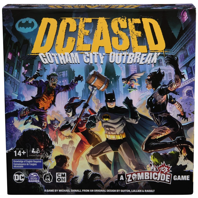 DCeased: Gotham City Outbreak - Zombicide Board Game for Family Game Night, DC Comics Minis, Ages 14+
