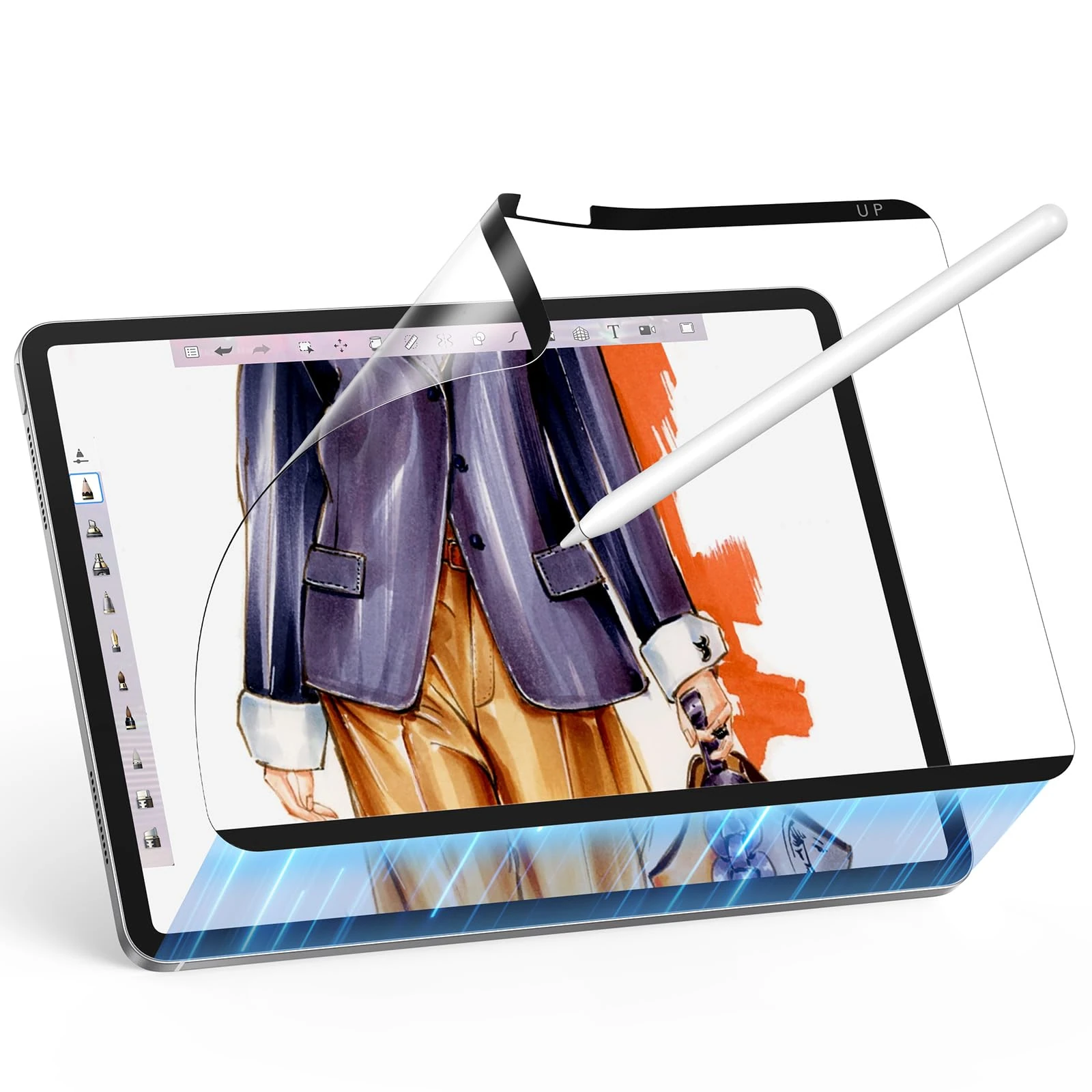 ESR Paper-Feel Magnetic Screen Protector for iPad Pro 11 Inch M5 2025/M4 2024, Write and Draw Like on Paper, Detachable and Reusable, Compatible with Tempered Film, Matte Finish