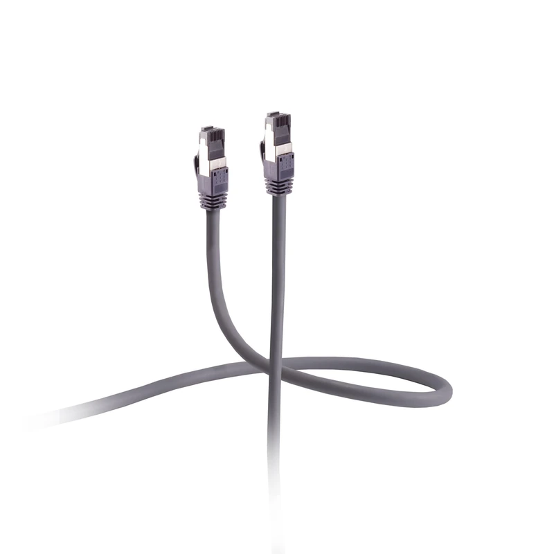 Patchkabel Flexline Cat. 6A Armored (Trittfest), U/FTP, hochflexibel, Grey, 2 m Brand