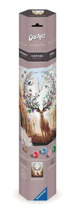 Ravensburger 23910 CreArt Numbers 23910-Magnificent Encounter Painting on Canvas from 12 Years - Image 1