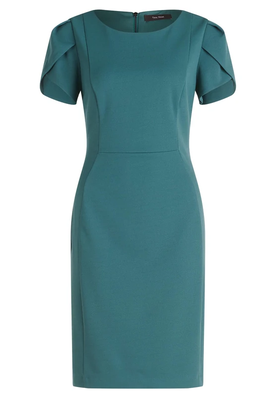 Vera Mont 0308/4867 Dress, Dark Emerald, 46 Women, Dark Emerald, UK 10.5 - Image 1