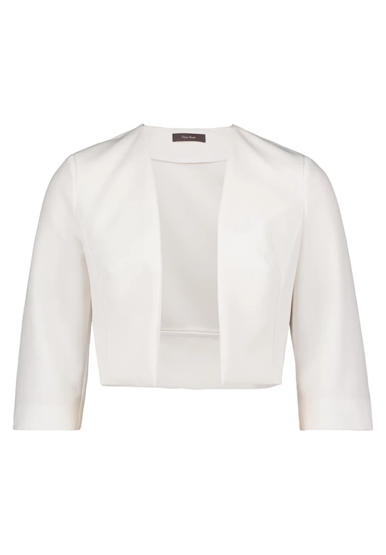 Vera Mont Women's Bolero Blazer, Off-White, 22