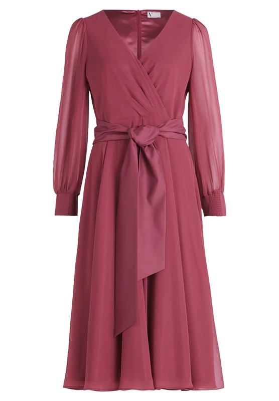 Vera Mont Women's Cocktail Dress, Velvet Red, 10