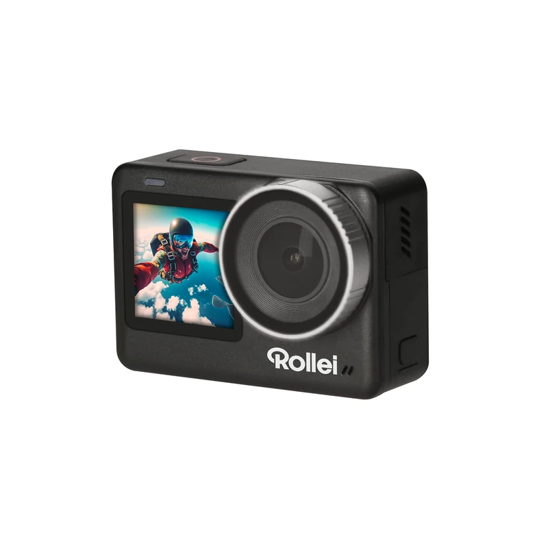 Rollei Action One Lite: Your Action, Your Perfection! Capture 4K video, 20MP photos with 2 displays, image stabilization and creative modes. Touch screen and app control for effortless recording!