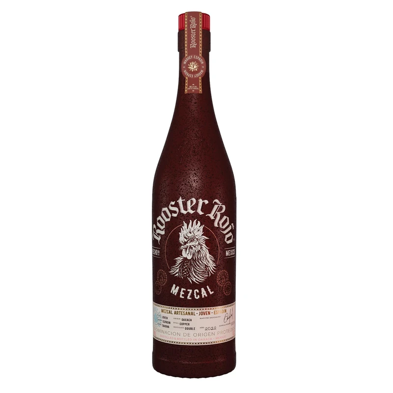 Rooster Rojo Mezcal 70cl 43% ABV | 100% Espadin Agave | Handcrafted & Double Distilled in Copper Pot stills - From Oaxaca, Mexico