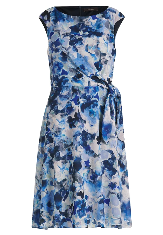 Vera Mont Women's Cocktail Dress, Dark Blue/Blue, 6