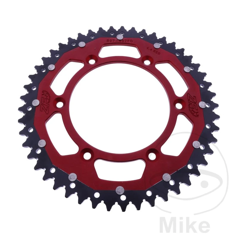 ZF Kettenrad Dual 49Z Teilung 520 Red