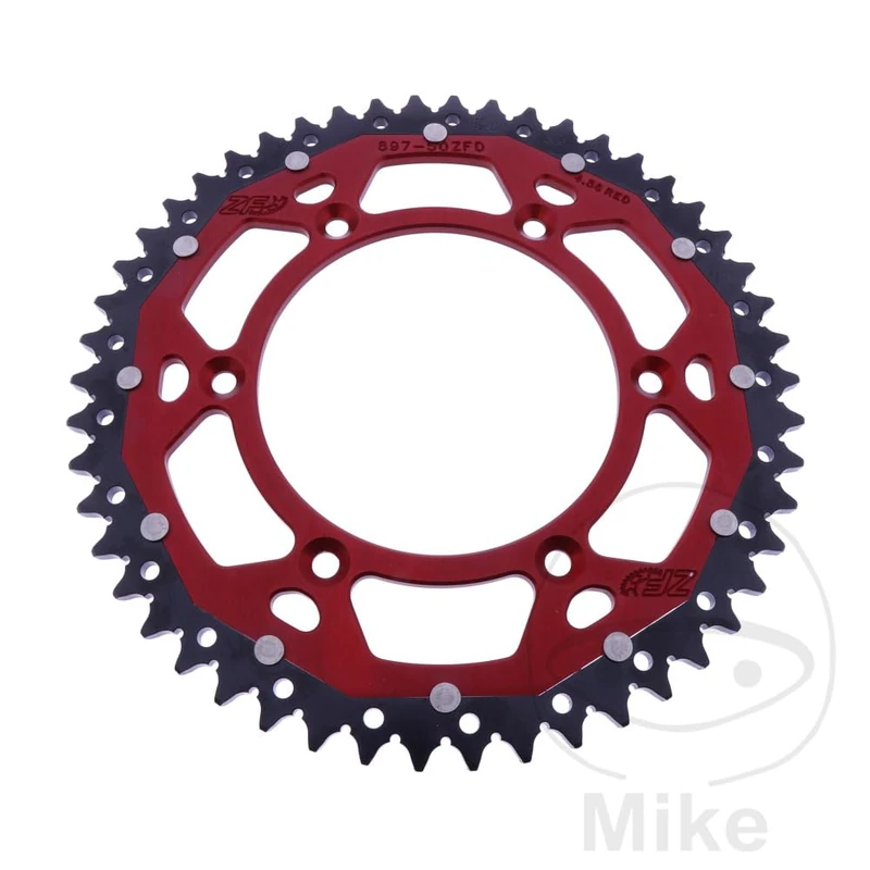 ZF Kettenrad Dual 50Z Teilung 520 Red