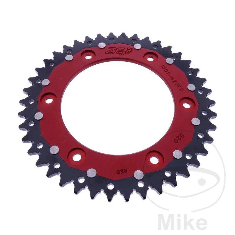 ZF Kettenrad Dual 42Z Teilung 520 Red