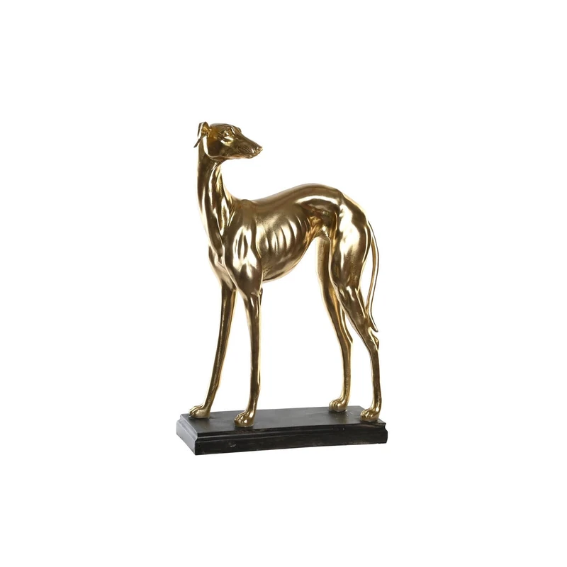 AlexandreHouse Resin Figure 44.5 x 17 x 65.5 cm Galgo Dorado Multicolour