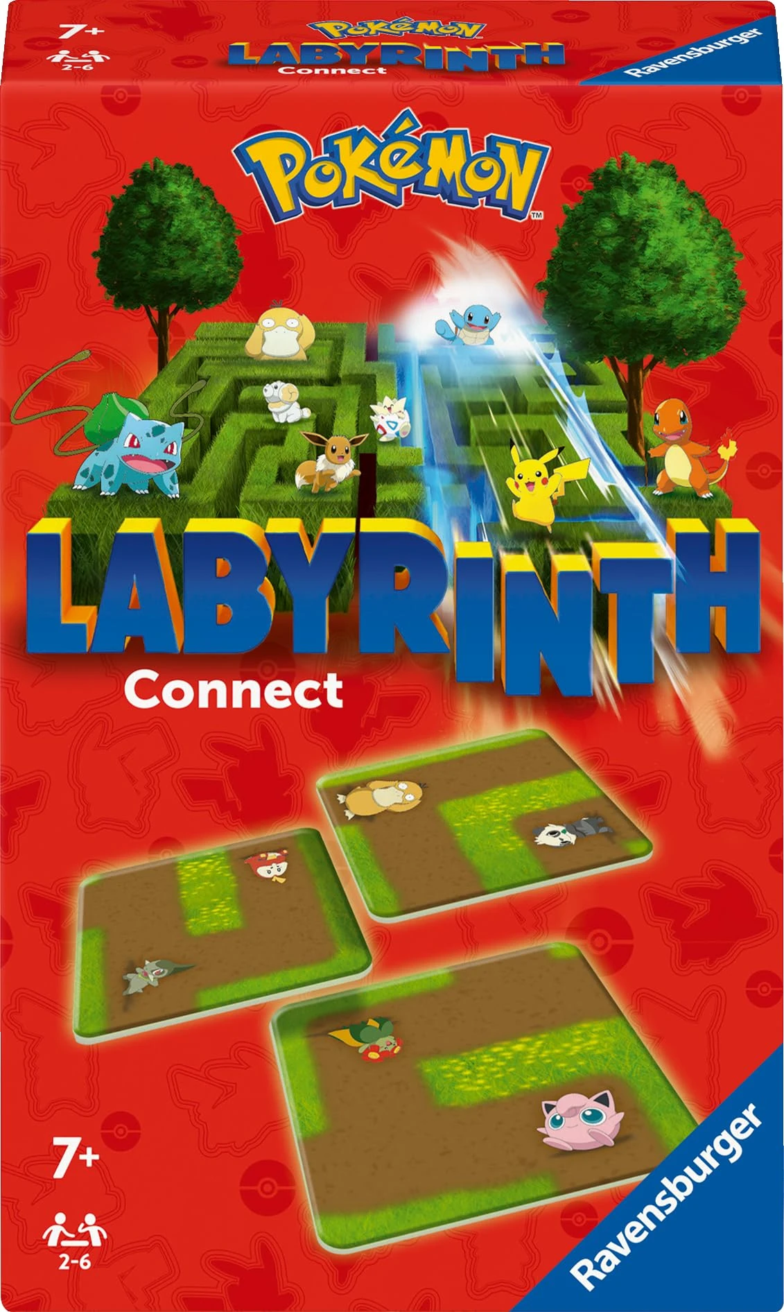 Ravensburger Pokemon Labyrinth Connect Family Card Game for Adults and Kids Age 7 Years Up - 2 to 6 Players