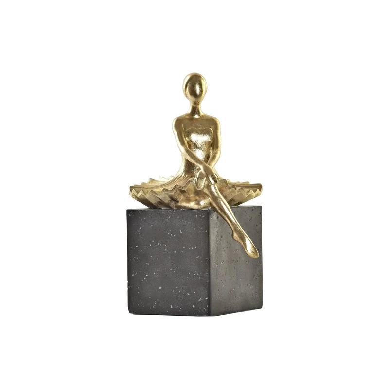 Resin Figure, 21.5 x 23 x 32 cm, Dorado