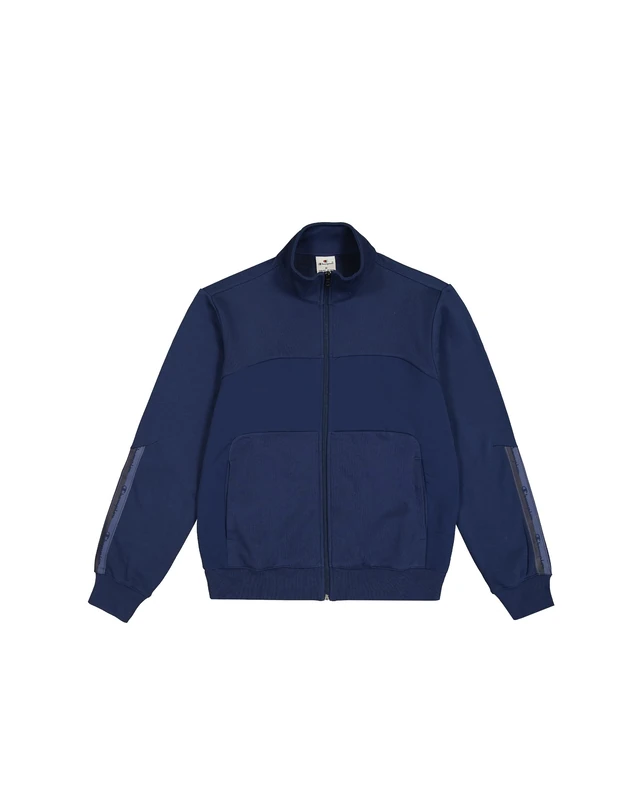 Champion Legacy C-Tech (220393) - Soft Compact Poly Fleece Full-Zip High-Neck Sweatshirt, Navy Blue (NAVA), XS Men FW24, Navy Blue, XS