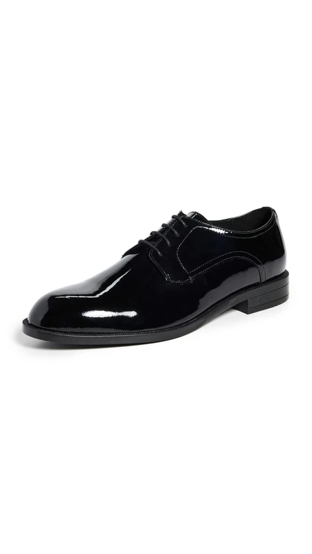 BOSS Men's Tayil_Derb_pt Derby, Black, 7 UK