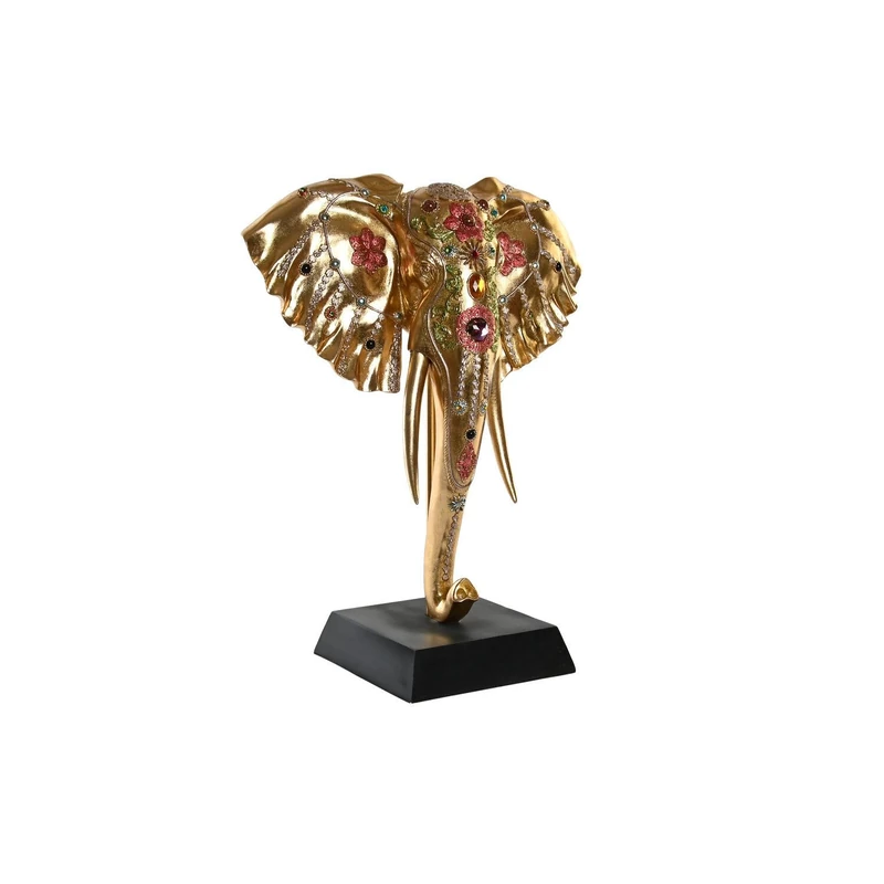 Resin Figure 43 x 22 x 55.5 cm Dorado Elephant