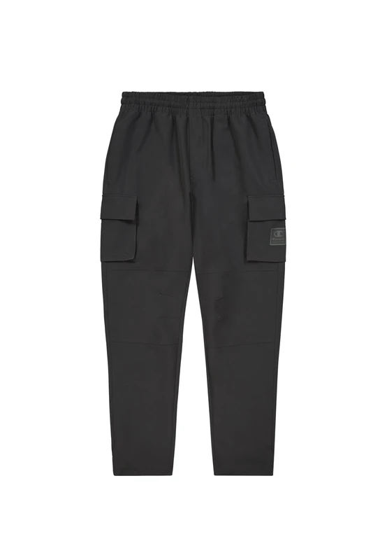 Champion Men's Legacy C-tech (220404) -Stretch Polyester Woven Elastic Cuff Cargo Sweatpants, Black (ES503), S