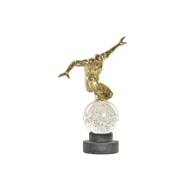 Man Dorado Crystal Resin Figure, 28 x 12 x 38 cm - Image 1