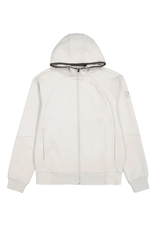 Champion Men's Legacy C-tech (220395) -Tcv Stretch Poly-Cotton Interlock Full-Zip Hooded Sweatshirt, White (ES057), XS