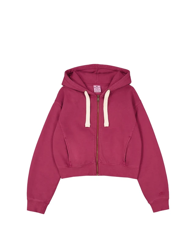 Champion Legacy Vintage Wash W (117631) - Nano-Fleece Hooded Sweatshirt, Rumba Red (RUR), M Women FW24, Red Rumba (Rur), M
