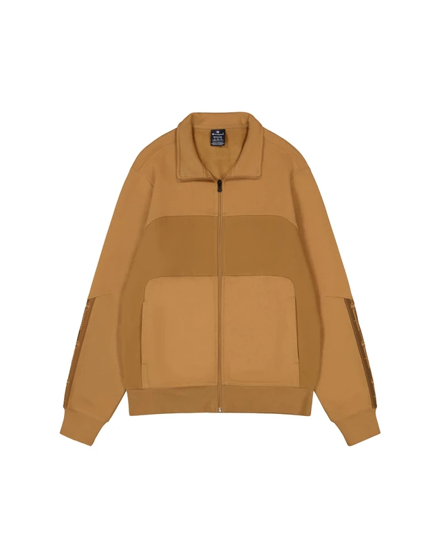 Champion Legacy C-Tech (220393) - Soft Compact Poly Fleece Full-Zip High-Neck Sweatshirt, Tobacco (TBO), XS Men FW24, Tobacco (TBO), XS