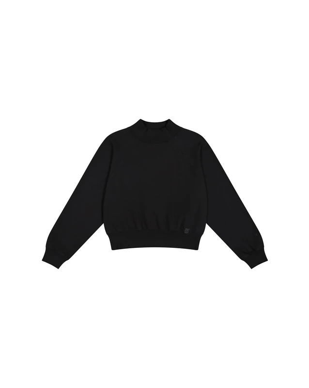 Champion Legacy Vintage Wash W (117637) - Nano-Fleece High-Neck Sweatshirt, Black (NBK), XS Women FW24, Black (Nbk), XS