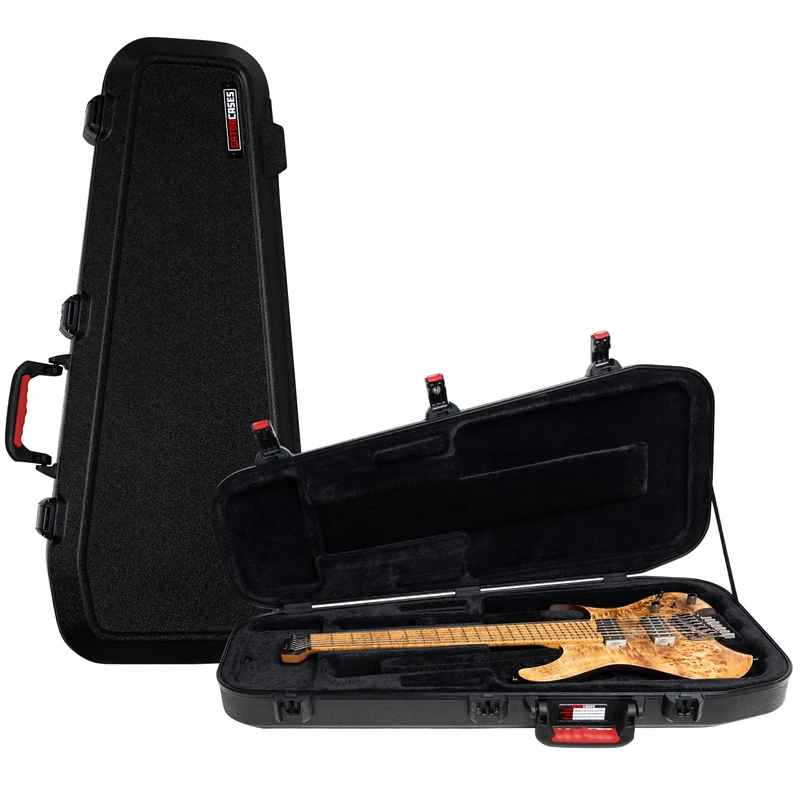 Gator Cases GTSA-HEADLESSELEC TSA Series Headless Electric Guitar Case – Durable Protection in Black