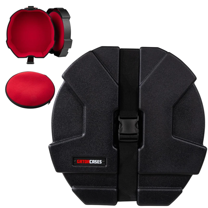 Gator Cases GPC1408SD Snare Drum Case Lightweight Protection for 14 x 8 Inch Drums Black