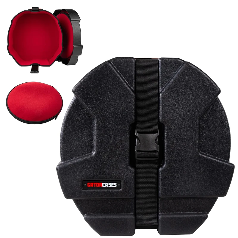 Gator Cases Gator Grooves Roto-Molded Snare Drum Case with Padding; 13" x 7"; (GPC1307SD)