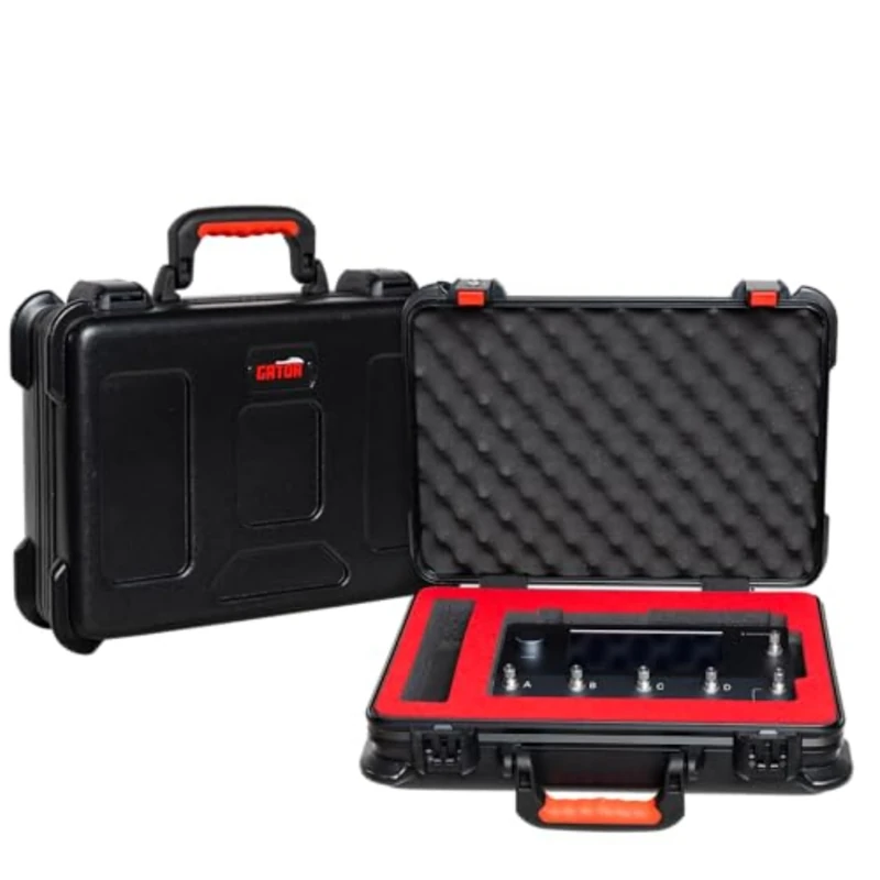Gator CGator Cases GTSA-GTR-QC1 – TSA-Certified Hard case for Neural DSP Quad Cortex, Waterproof & Shockproof, Custom fit (Interior: 29×19×6.6 cm), blackases Amplifier Case (GTSA-GTR-QC1) - Image 1
