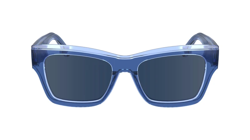 CALVIN KLEIN Jeans Unisex Adult Sunglasses CKJ24609S - Blue with Solid Blue Lens