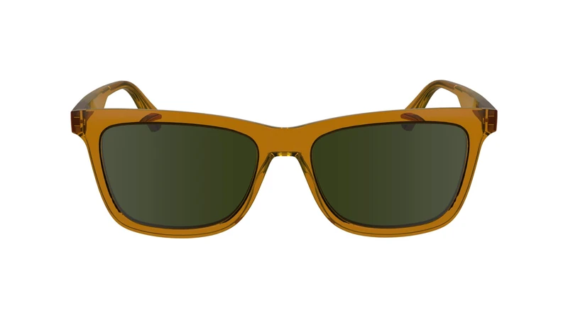 Calvin Klein Jeans Unisex Adult Sunglasses CKJ24601S - Caramel with Solid Green Lens
