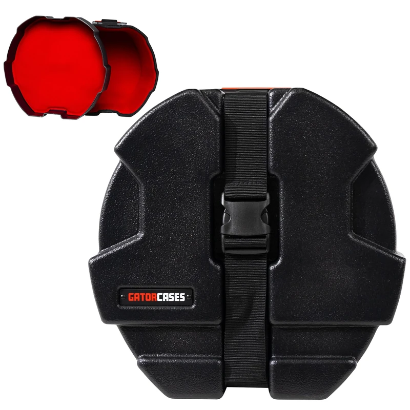 Gator Cases GPC1008 Grooves Roto Tom Case 10x8 Durable Drum Protection for Transport Black